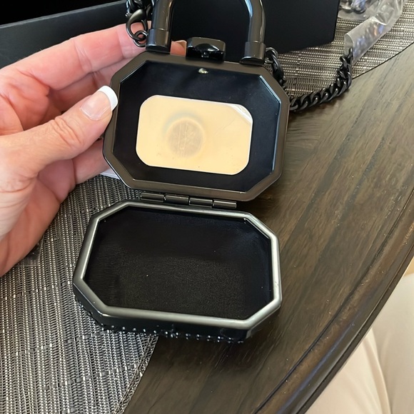 Kurt Geiger Black Mini Bag with Textured Finish - Picture 10 of 11